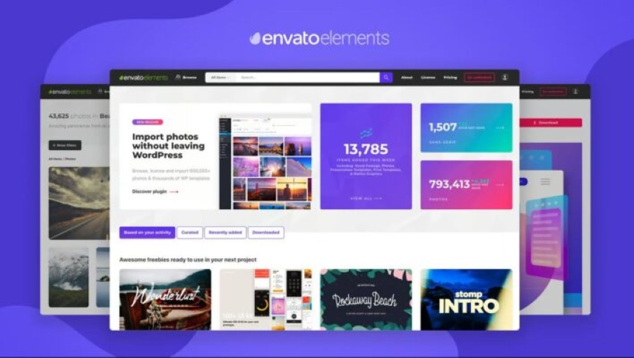 Tài nguyên trên Envato Elements